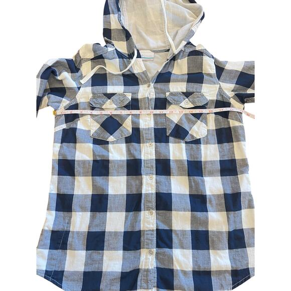 Columbia Women's Collegiate Times Two Hoodie Button Down Long Sleeve Shirt  Med - Picture 6 of 13